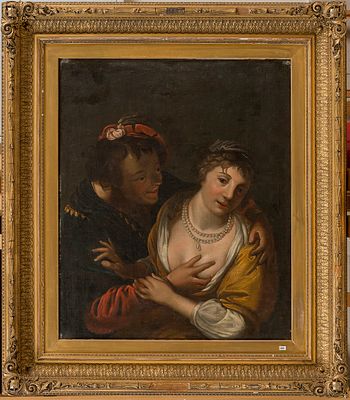 Traversi, Gaspare (1722- 1770)
Траверси, Гаспаре. Навязчивое заигрывание. Оригинал. Размер 76 