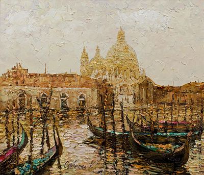 Савченко Константин Юрьевич &laquo;Венецианское утро&raquo; 60х70 см, 2009 г. Холст, масло. Родился в 1968 