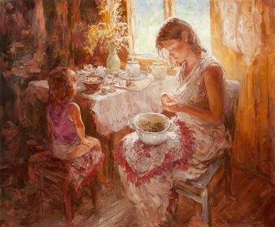 Михайличенко Сергей. Грибной лето, 2010г., 75х90см, холст, масло. МИХАЙЛИЧЕНКО Сергей 