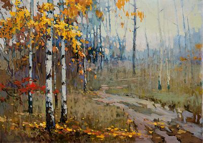 Андреев Василий "Осень" 50х70 см, 2014 г. Холст, масло. Василий Андреев - Заслуженный художник 