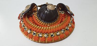 Декоративный японский миниатюрный самурайский шлем