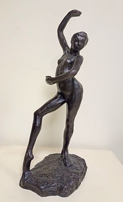 Скульптура Эдгара Дега &laquo;Испанский танец&raquo; (художественный повтор), одна из самых элегантных 