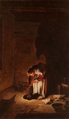 Fetti, Domenico, Parable of the Lost Drachma, cir. 1618. Фетти, Доменико, "Притча о потерянной 