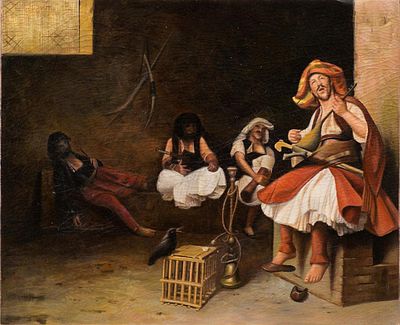 Gerome, Jean Leon, Bashi-Bazouk Singing, 1868. Жером, Жан Леон, "Поющий башибузук", 1868 г. 