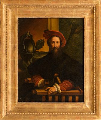 Оригинал. Неизвестный художник. &laquo;Портрет джентльмена&raquo;, 46.7x36.5, конец 17 в., масло на холсте. 