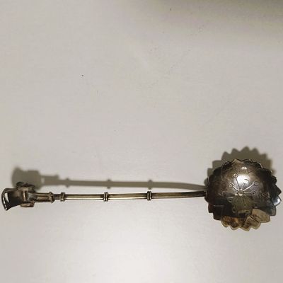 Коллекционная ложка. Высота 10 см. Тончайшая художественная работа, подвижный механизм 