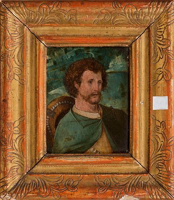 Eyk, Jan van. Эйк, Ян ван (последователь) &laquo;Портрет пилигрима&raquo;, масло на деревянной панели. 