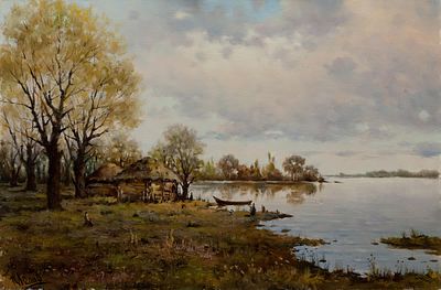 Луговенко Николай Владимирович (1944-2016), Ученик М. Сарьяна, &laquo;Весна&raquo; 40х60 см, 2008 г. Холст 