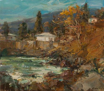 Потапенко Алексей &laquo;Гурзуф&raquo; 70x80 см, 2012 г. Холст, масло. Алексей Витальевич Потапенко - 