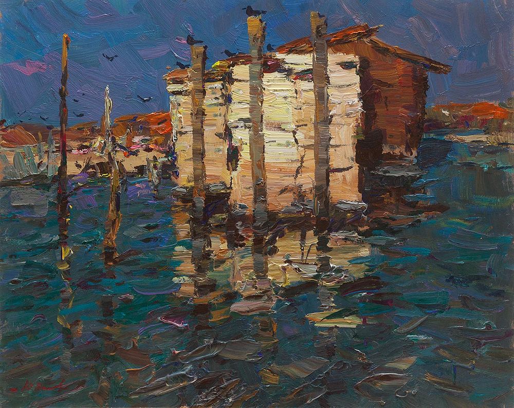 [Большой формат] Винтаев Юрий Николаевич, Заслуженный деятель искусств Украины, "Большая вода" 