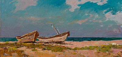 Столяренко Петр, Народный художник УССР "Этюд к картине "Чигини" 40х60 см, 2009 г. Холст 