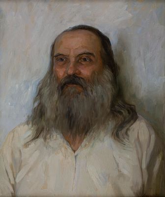 Акжигитов Ильдар "Лукич" 2005 г., 60х50 см, холст, масло.