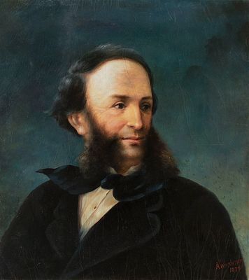 Иван Айвазовский, Автопортрет. Копия музейного уровня.
Размер оригинала 74х65см. Размер копии 