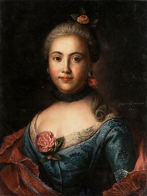 Аргунов Иван Петрович. Портрет женщины в синем платье. Копия музейного уровня.
Размер оригинала 