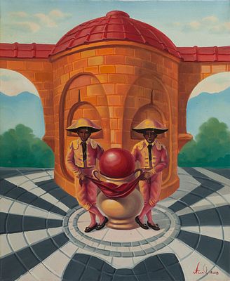 Восканян Артуш "(Клоунада)" 2012 г., 60х50 см, холст, масло. Художник родился в 1966 году в 