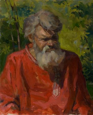 Крившинко Иван. "Петр Иваныч" 54х44см, 	1999 г., 54х44см, холст, масло.
. Член Международного 