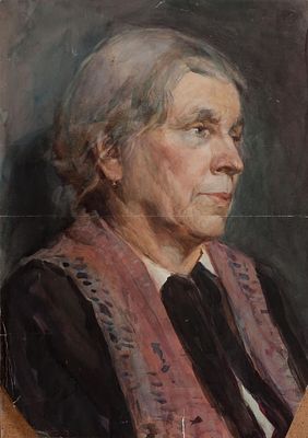 Татаринов Герман Алексеевич, (1925-2006), Заслуженный художник РФ, &laquo;Женский портрет&raquo; 35,5х26 см 