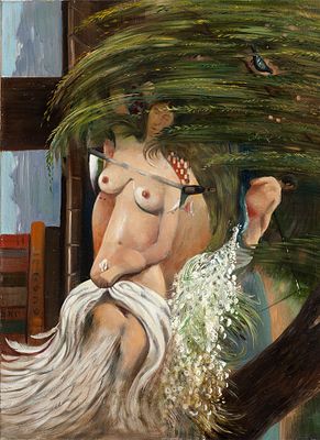 Ахмедов Сирожиддин "Писатель+отдых" 2012 г. 60х75 см, холст, масло. Сирожиддин Ахмедов родился 