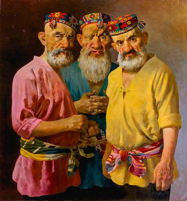 [Большой формат] Умаров Бахтиёр, Заслуженный художник Европы, Лауреат Золотой Медали ICHF 