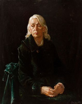 Гукасов Григорий, "Портрет", 2006, 100х80 см, 	холст, масло. Член-корреспондент Российской 