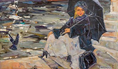 [Большой формат] Кожевников Владимир, Заслуженный художник Европы. Почетный академик РАХ "На 