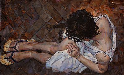 Эшалиев Эльдар "La Perle" 2010 г. 50х80, холст, масло. Эльдар Зулунбекович Эшалиев родился в 