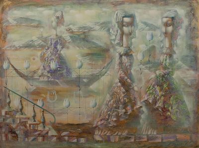 [Большой формат] Добродий Александр &laquo;Лилии&raquo; 90х120 см, 2008 г. Холст, масло. В 1994 г. Окончил 