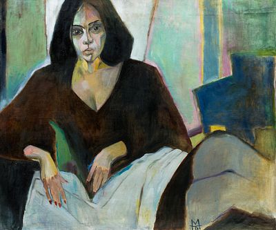 [Большой формат] Мусин Олег &laquo;Аня&raquo; 100x120 см, 2010 г. Холст, масло. . Мусин Олег Тимирханович 