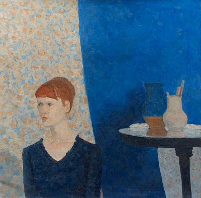 [Большой формат] Полковниченко Алла Константиновна &laquo;Анна&raquo; 97x97 см, 2013 г. Холст, масло. Полков 