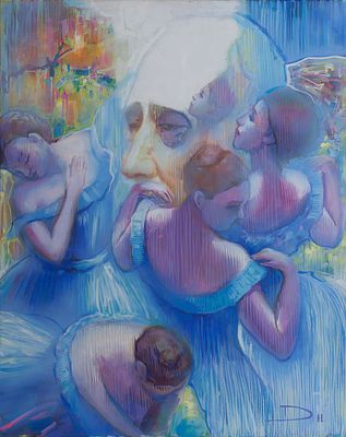 [Большой формат] Долинский Вадим, &laquo;Дега Эдгар&raquo;, 100x80 см, 2011 г. Холст масло. Вадим Долинский 