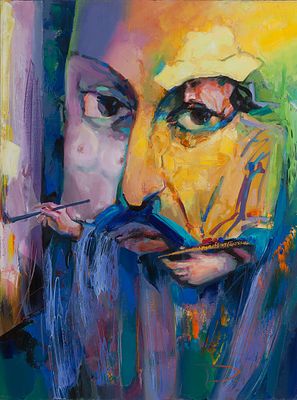 [Большой формат] Долинский Вадим, &laquo;Сезан Поль&raquo;, 80x60 см, 2012 г. Холст, масло. Вадим Долинский 