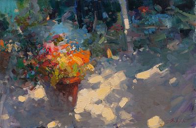 Макаров Виталий. Лауреат Золотой медали МФ "Культурное достояние". Садовые лучики, 2012г. 