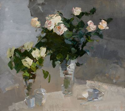 Губарев Денис &laquo;Завтрак&raquo; 80x90 см, 2012 г. Холст, масло. Родился в 1987 году в Симферополе. В 