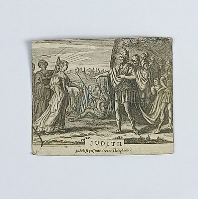 Гравюра "Udith" по мотивам библейской серии гравюр Маттеуса Мериана Старшего (нем. Matth&auml;us 