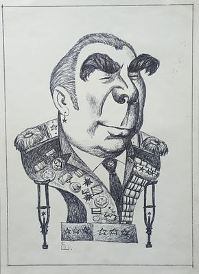 Евгений Шибанов, Почетный академик РАХ (2014), Заслуженный художник Европы. "Бюст Брежнева" из 