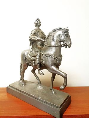 Скульптурная композиция &laquo;Император Петр I на коне&raquo;.
Автор Мурзин Александр (1914 - 2010). 