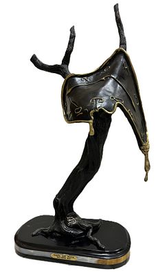 Сальвадор Дали. Большая коллекционная скульптура "Мягкое время" ограниченного тиража. Бронза 