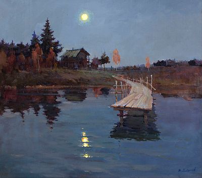 Андреев Василий, Лауреат Золотой медали МФКД, Заслуженный художник Европы, "Тишина", 2013 г. 