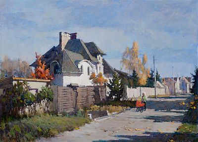 [Большой формат] Андреев Василий "Прогулка", 2013г, 70х100, холст, масло. Лауреат Золотой 