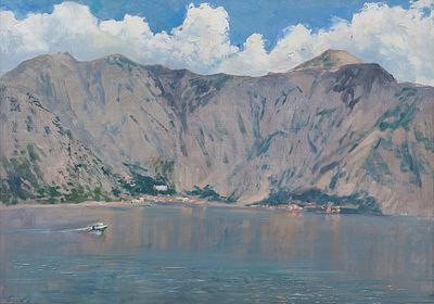 Базанов Иван Егорович, "Поднебесная", 2009 г., 50х70 см, холст, масло. В раме. Иван Базанов 