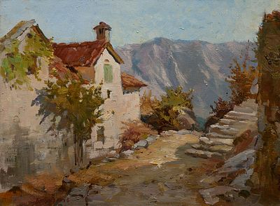 Бараненко Виталий, "Горный Столив", 2008 г., 30х40 см, холст, масло. Бараненко Виталий 