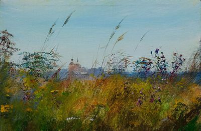 Брынза Святослав, "Травы", 2007 г., 20х30 см, холст, масло. Брынза Святослав Иванович. Родился 