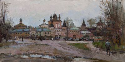 Дёмин Андрей, Заслуженный художник РФ, Заслуженный художник Европы, &laquo;Борисоглебск&raquo; 30х50 см 