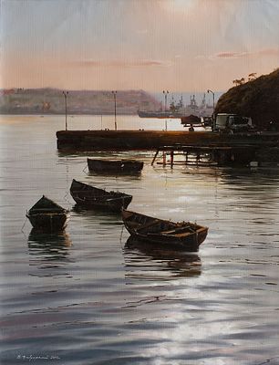 Преображенский Владимир Николаевич, Лауреат Гранта МФКД. Утро на Аполоновке. 2012 г. Холст 