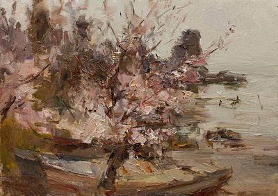 Потапенко Алексей. Лауреат Золотой медали МФ "Культурное достояние". Начало весны, 2011г. 