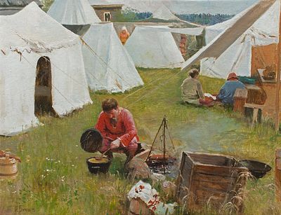 [Большой формат] Богатов Илья "Отдых" 80х100 см, 2013 г. Холст, масло. Илья Александрович 