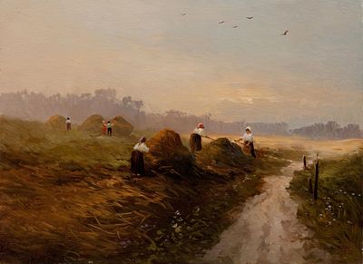 Каковкин Евгений. Сенокос, 2008г., 30х40см., холст, масло. Лауреат Золотой Медали 