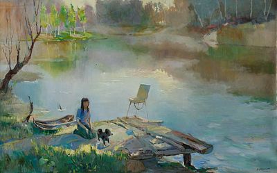 [Большой формат] Дулин Егор "Куда ведут мои мечты" 90х140 см, 2012 г. Холст, масло. Дулин Егор 