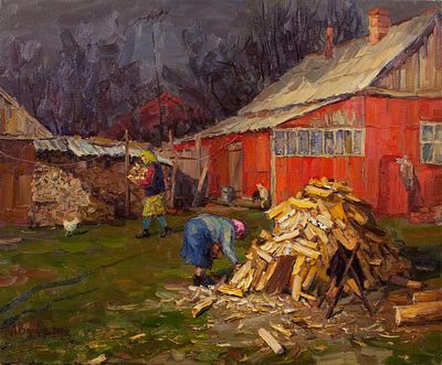 [Большой формат] Вилков Андрей "Перед грозой" 2009 г., 75х90 см, холст, масло.
. Андрей 