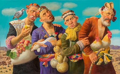 [Большой формат] Умаров Бахтиёр, Заслуженный художник Европы, Лауреат Золотой Медали ICHF 